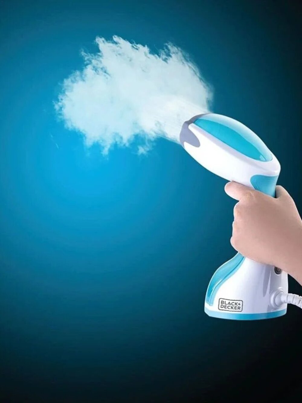 SPECTRUM BRANDS HGS100T Black+Decker Compact Garment Garmet Steamer, Teal